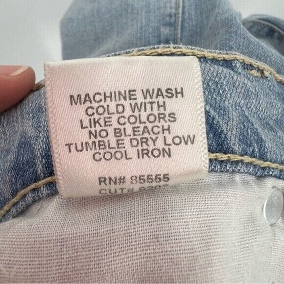 Pistola Silva High-Waisted Jeans 24 Barrel Leg Light Wash Trendy - Picture 9 of 10